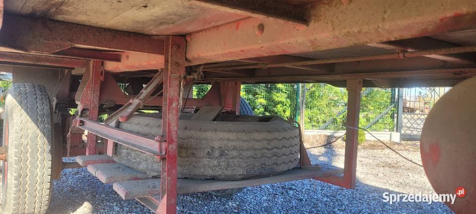 Przyczepa sztywna 16t wielkopolskie Huta Szklana