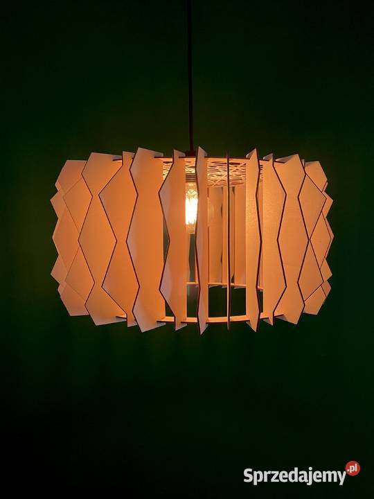 Abażur drewniany lampa dekoracyjna Mira Abażury i klosze małopolskie