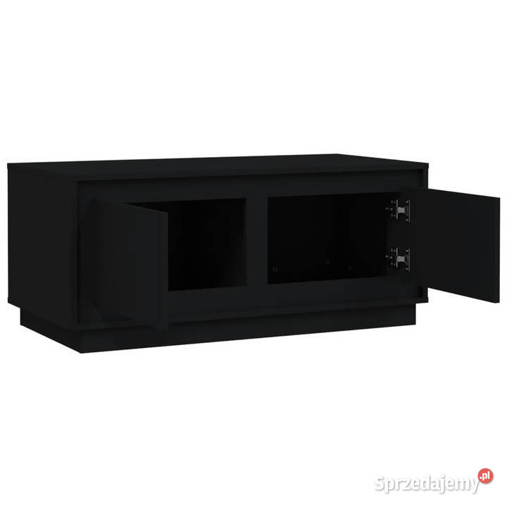 Stolik kawowy czarny 102x50x44 materiał Warszawa