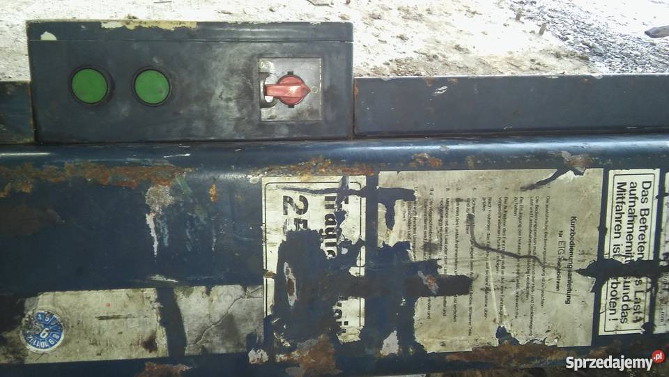 Podnośnik dwukolumnowy śrubowy sprawny Gładyszów