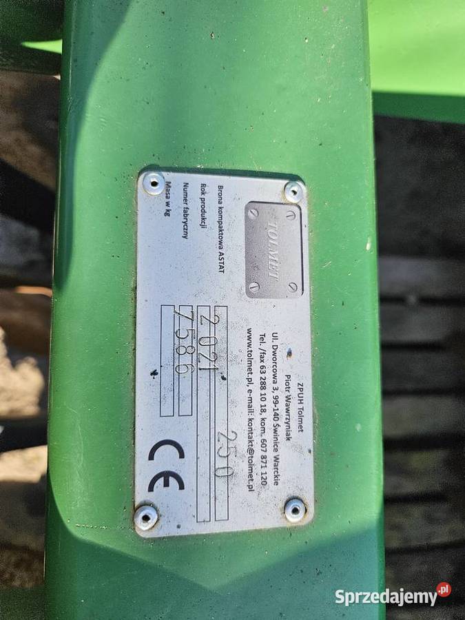 Brona talerzowa Tolmet astat 25 m łódzkie Nieczuj