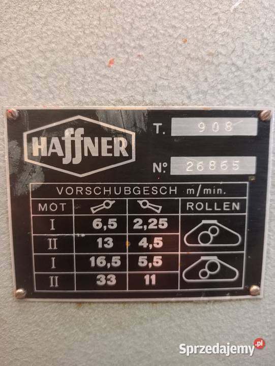 Frezarka dolnowrzecionowa OKOMA z posuwem Wejherowo