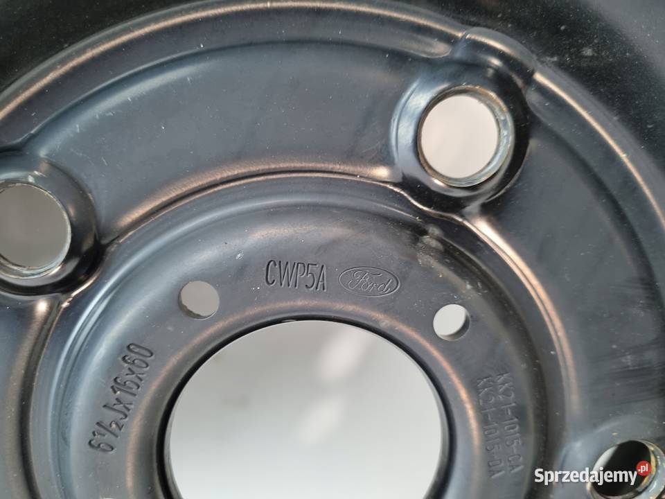 KOŁO ZAPASOWE Ford Transit Custom felga 21565 stalowe Rudka