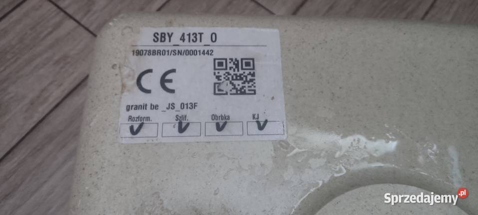 Zlew granitowy jednokomorowy Józefów