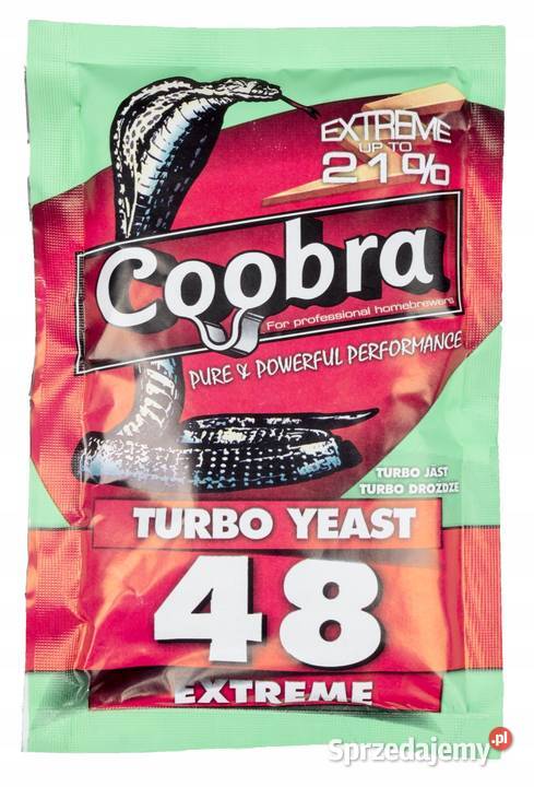 Drożdże Gorzelnicze Coobra Turbo 48 Extreme do 21%