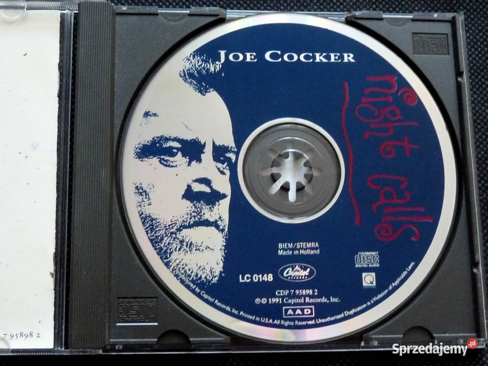 Joe Cocker Night Calls CD pierwsze wydanie 1991