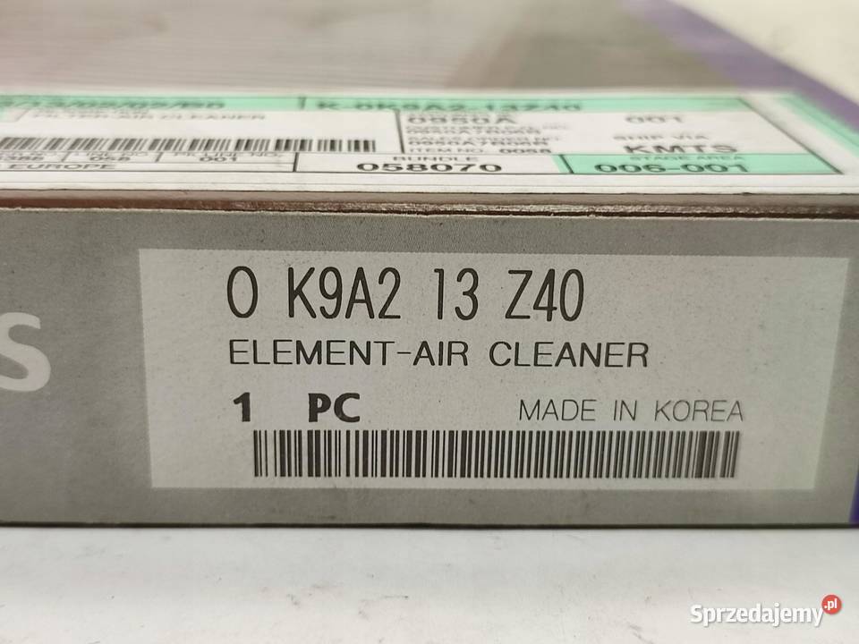 FILTR POWIETRZA KIA CLARUS K9A GC 18 20 16V