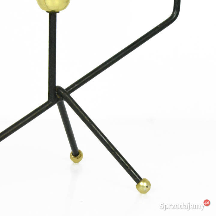 Minimalistyczny świecznik stołowy Belgia lata 70 Warszawa