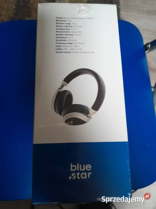 Słuchawki bezprzewodowe nauszne marki Blue Star małopolskie