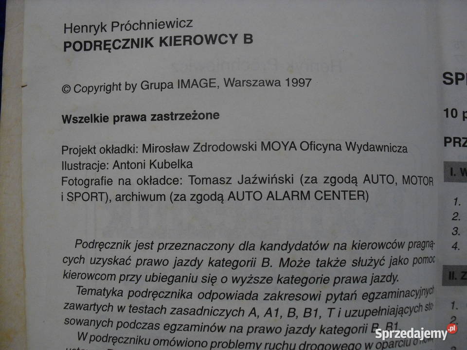 Książka do nauki na prawo jazdy