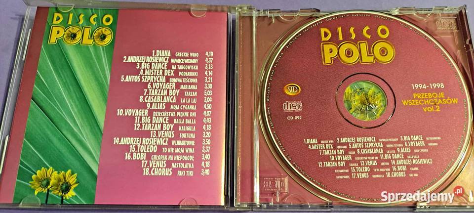 DISCO POLO vol2 Voyager Venus Bobi Alias 1998 CD Kraków