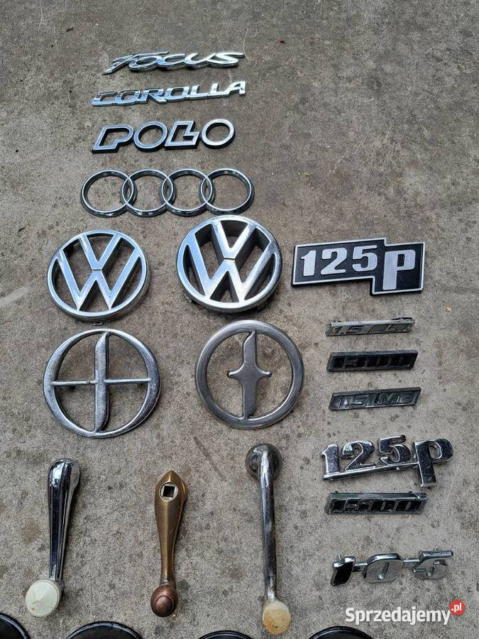 Gadżety logo samochodów Fiat Ford itp Leszno