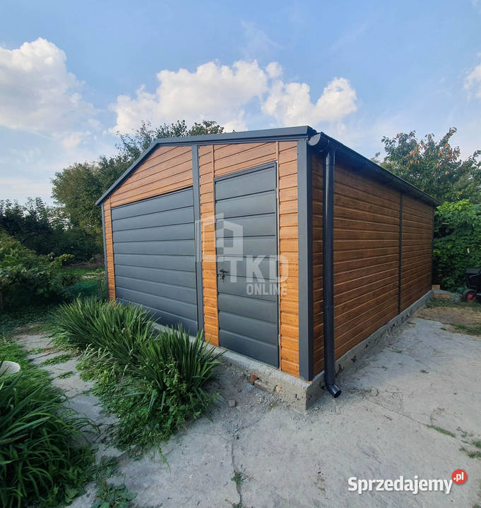 Garaż Blaszany 45x5 Brama drzwi okno Antracyt kujawsko-pomorskie