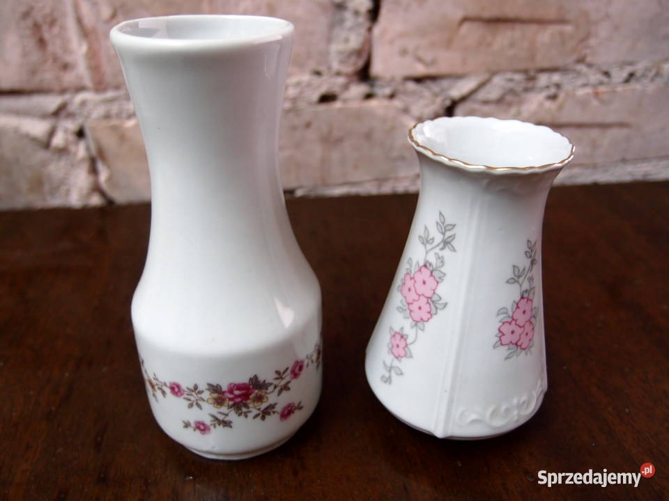 Porcelanowy wazon z okresu PRLu Chodzież Wawel Porcelana i szkło Łódź