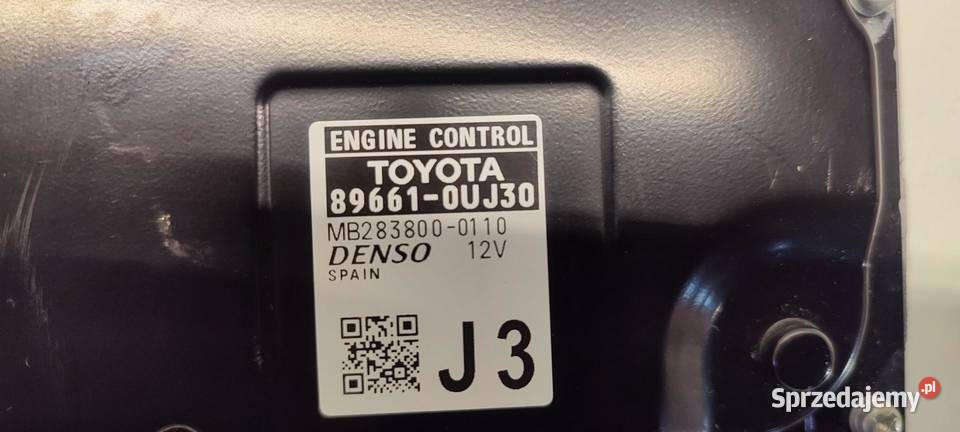 MAZDA 2 TOYOTA YARIS IV KOMPUTER SILNIKA 15 Motoryzacja dolnośląskie