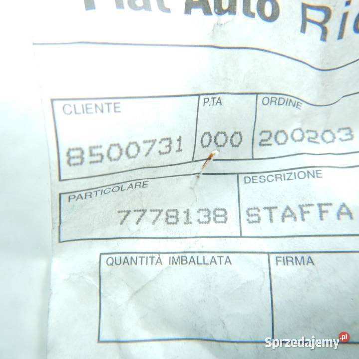 UCHWYT TRANSPORTOWY BAGAŻNIKA LANCIA KAPPA 94 sprzedam