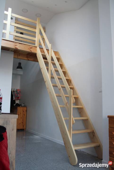 SCHODY SONOWE REGULOWANE MŁYNARSKIE DREWNIANE Łuków