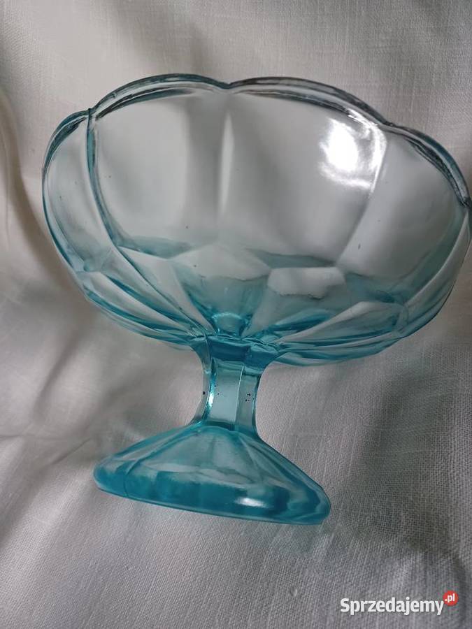 Stara paterka szklana na słodycze Łódź