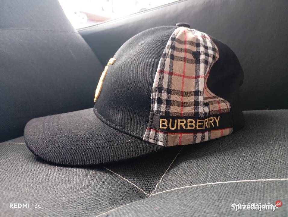 czapka z daszkiem snapback Burberry