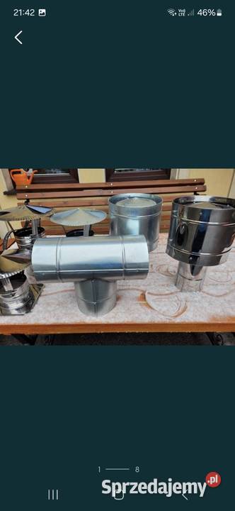 Radiator stalowy promiennik do kominka kozy