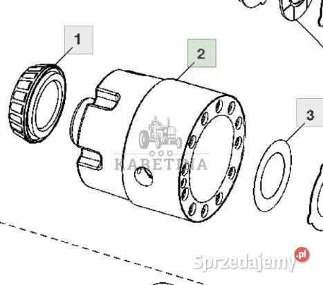 John Deere 7830 Mechanizm Róznicowy Dyferenecjał wielkopolskie Jastrzębniki