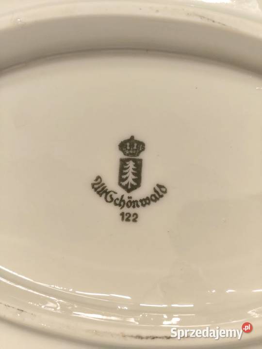 Porcelanowa sosjerka Alt Schnwald Bavaria Wyposażenie wnętrz łódzkie Poddębice