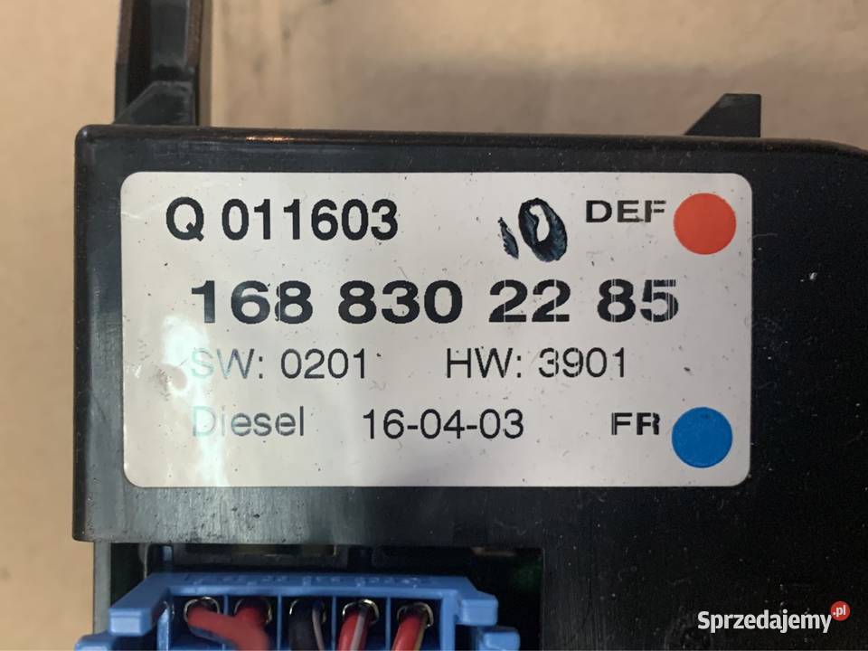 1688302285 panel klimatyzacji nawiewu Mercedes a Szczecin