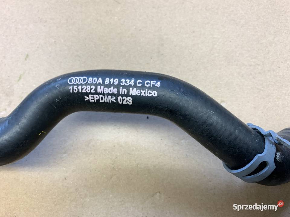 Wąż rrura wody Audi Q5 80A 20 Tfsi 80A819334C Węże chłodnicy małopolskie Nowy Sącz