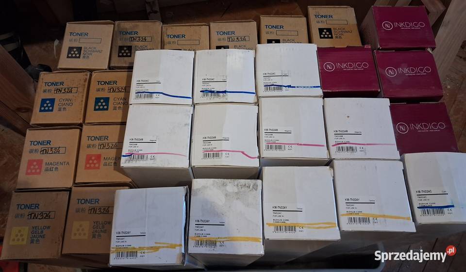 Toner TN324 Konica Minolta C258 zamiennik Druk w kolorze Drukarki i skanery Wrocław