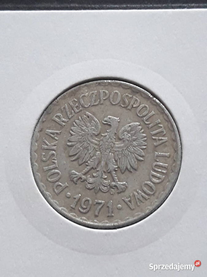 1 Złoty 1971 r PRL Numizmatyka wielkopolskie Konin sprzedam