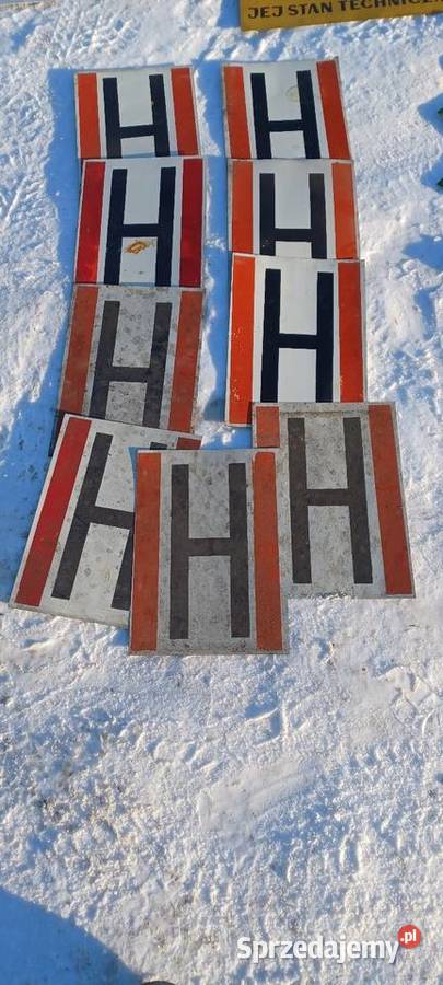 Stare tablice BHP informacyjne i instrukcja Osipy-Kolonia