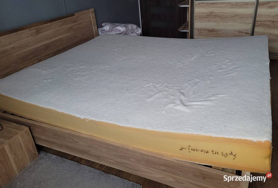 ZESTAW DO SYPIALNI łóżko stelaż materac szafki Bielsko-Biała sprzedam