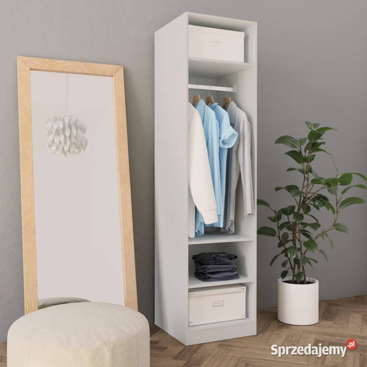 Szafa biała 50x50x200 materiał drewnopochodny