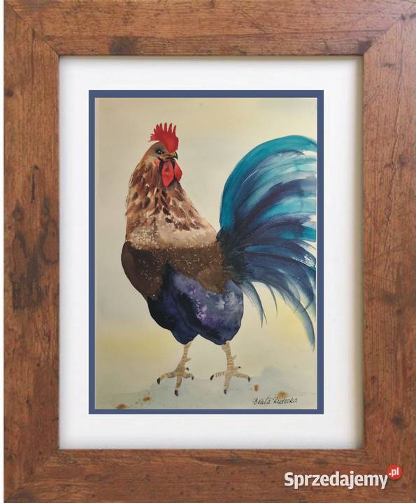 Akwarela Akwarelka Obraz pt Strażnik Świtu Warszawa