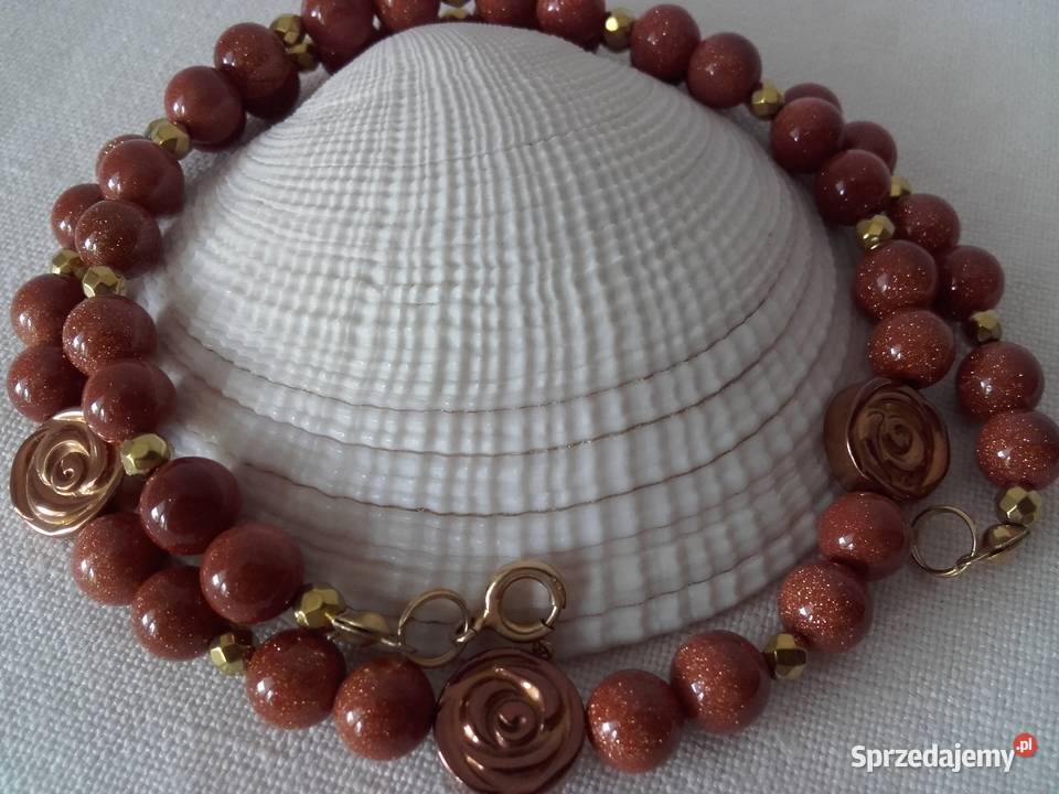 Komplet naszyjnik kolczyki mazowieckie Warszawa