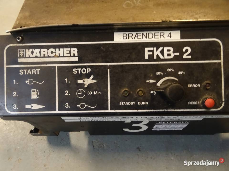 PALNIK GAZOWY KUCHNI POLOWEJ KARCHER FKB2 Wąchock