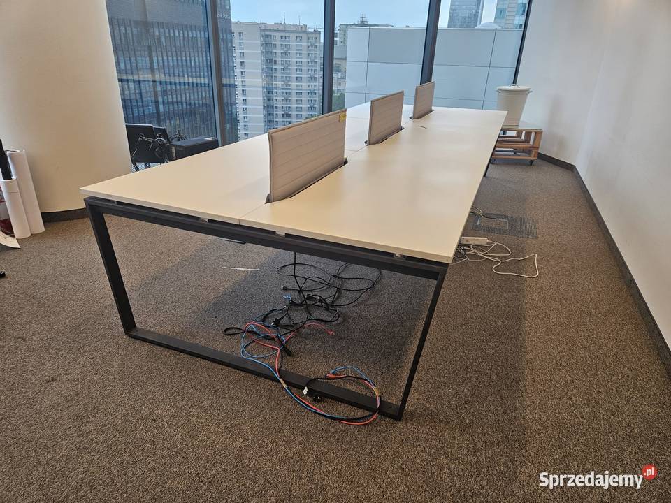 Duży stół 420x160 bench biurko 6osobowe biały Warszawa sprzedam