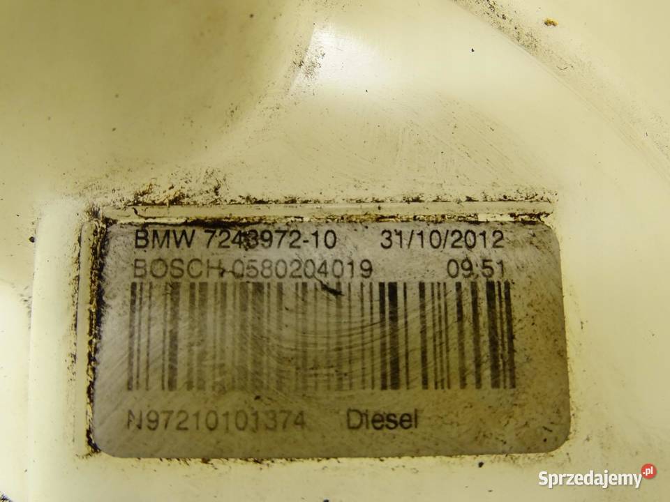 POMPA PALIWA PŁYWAK BMW F20 F21 F30 F31 20 D N47 sprzedam