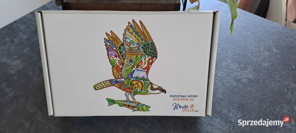 Nowe Puzzle Drewniane Rybołów XXL super na Ząbki