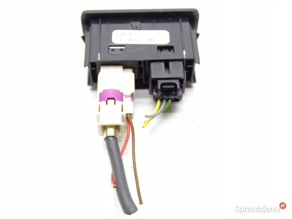 GNIAZDO PRZEŁĄCZNIK WEJŚCIE AUX USB 5Q0035724 osobowe małopolskie sprzedam