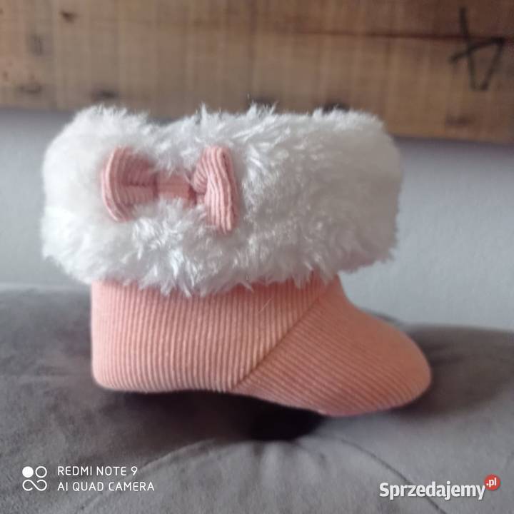 Kozaczki niemowlaczka 11 różowe