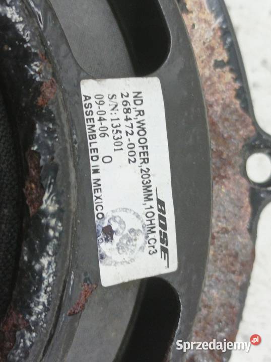 GŁOŚNIK KOMPLET 268472002 Porsche Cayenne I 2002