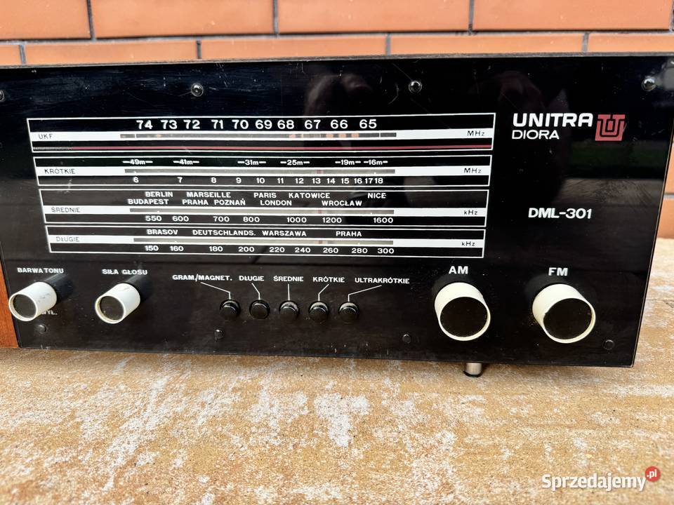 Radio DIORA UNITRA stare zabytkowe kultowe super Garwolin