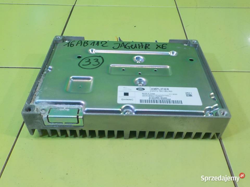 JAGUAR XE 20 D 15r SEDAN 4D wzmacniacz Sprzęt audio fabryczny Suków