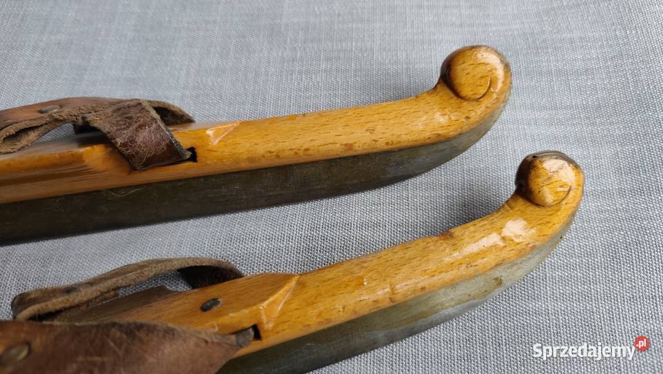 Stare drewniane łyżwy Pozostałe Wrocław