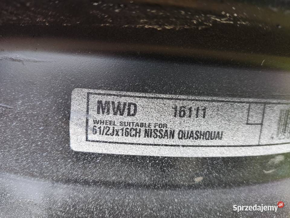 Felgi stalowe NISSAN OE 5x1143 16 Nadrybie-Dwór