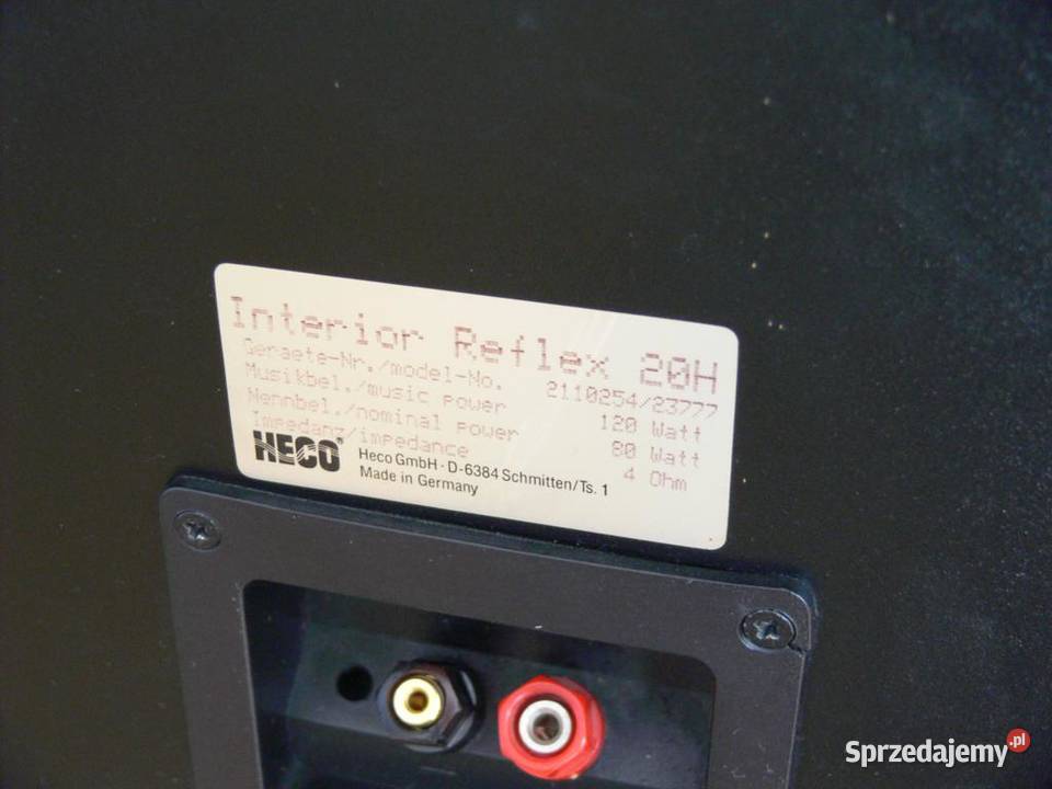 Kolumny Heco Reflex Interior 20H sprawne WYSYŁKA Jasło