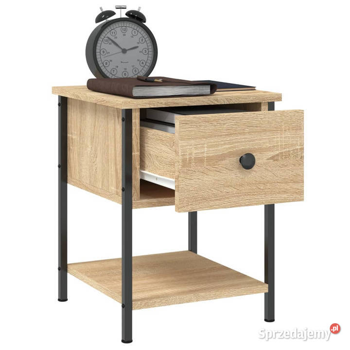 Szafka nocna dąb sonoma 34x355x45 materiał Nocne Warszawa