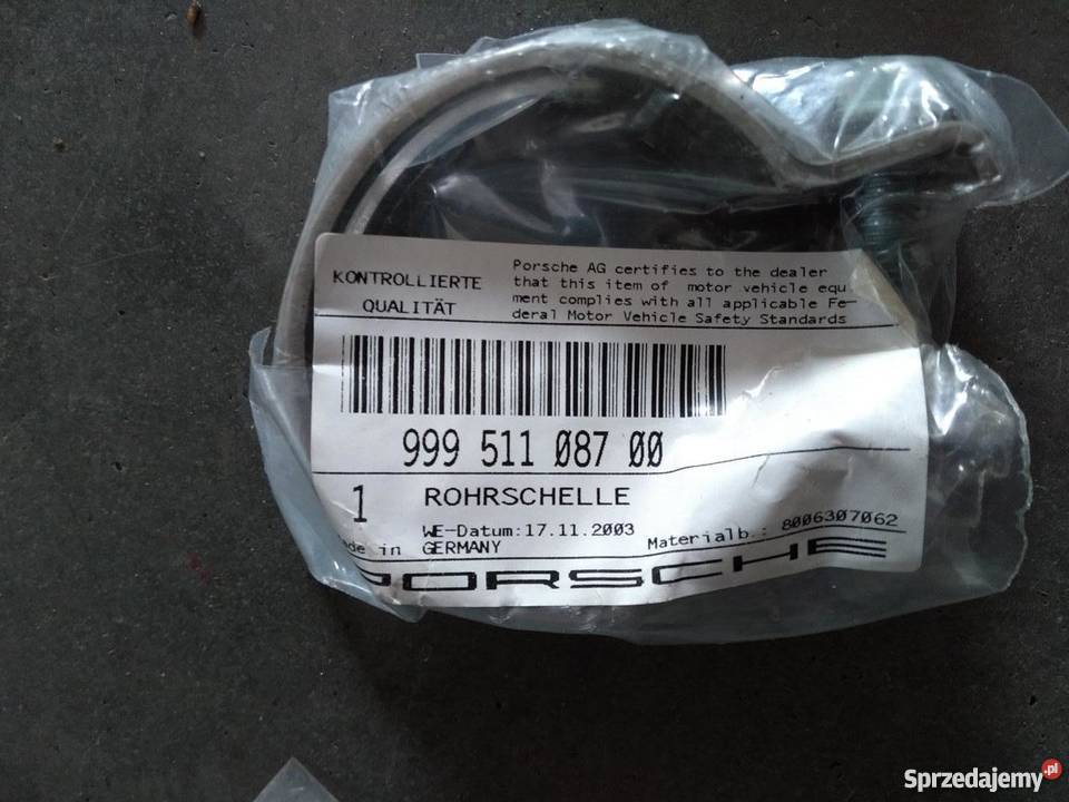 PORSCHE 996 obejma katalizatora rury wydechowej Pilzno