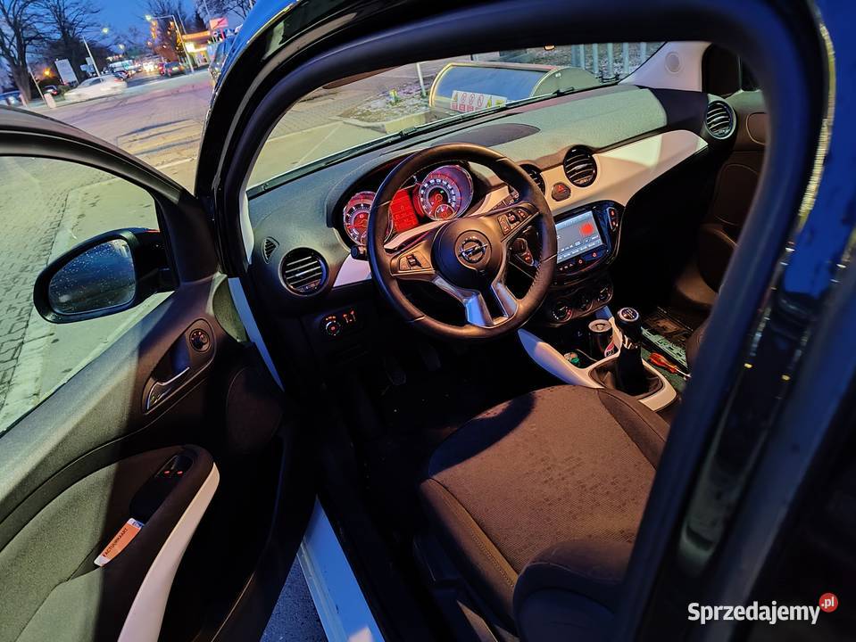 Opel Adam 14 2014 171 welurowa tapicerka Wrocław